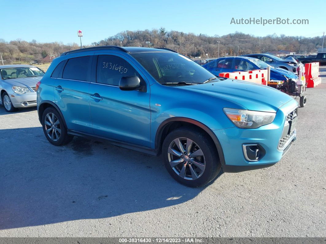 2013 Mitsubishi Outlander Sport Le Синий vin: 4A4AR5AU4DE023906