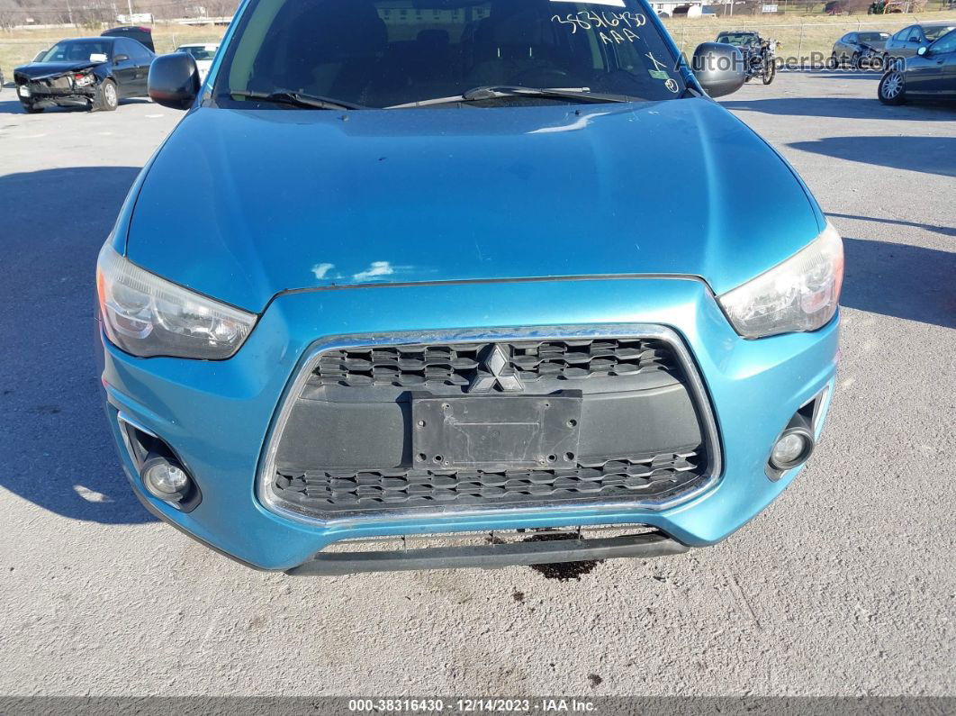 2013 Mitsubishi Outlander Sport Le Синий vin: 4A4AR5AU4DE023906