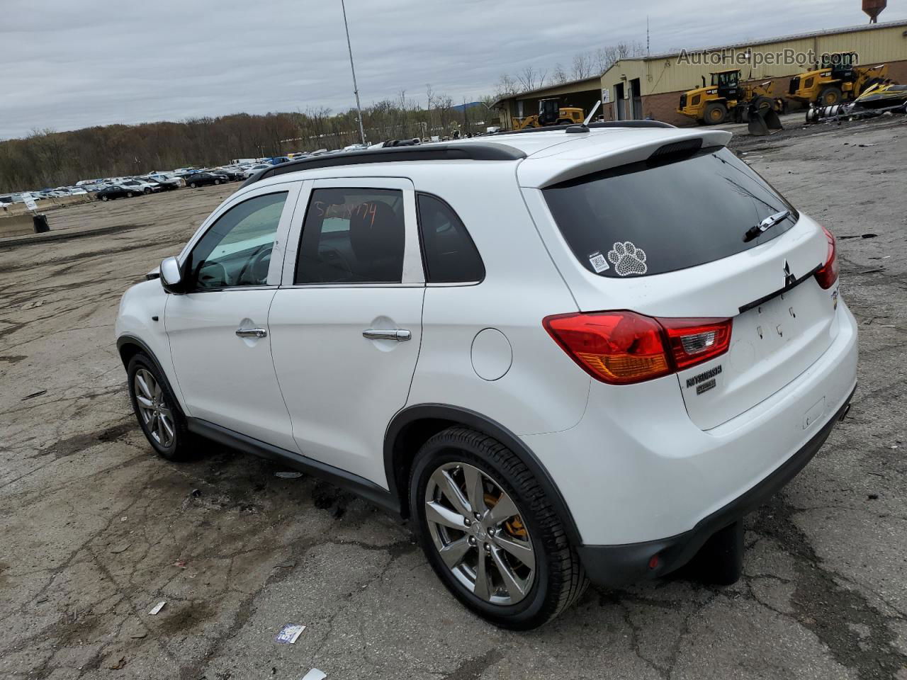 2013 Mitsubishi Outlander Sport Le White vin: 4A4AR5AU4DE024229