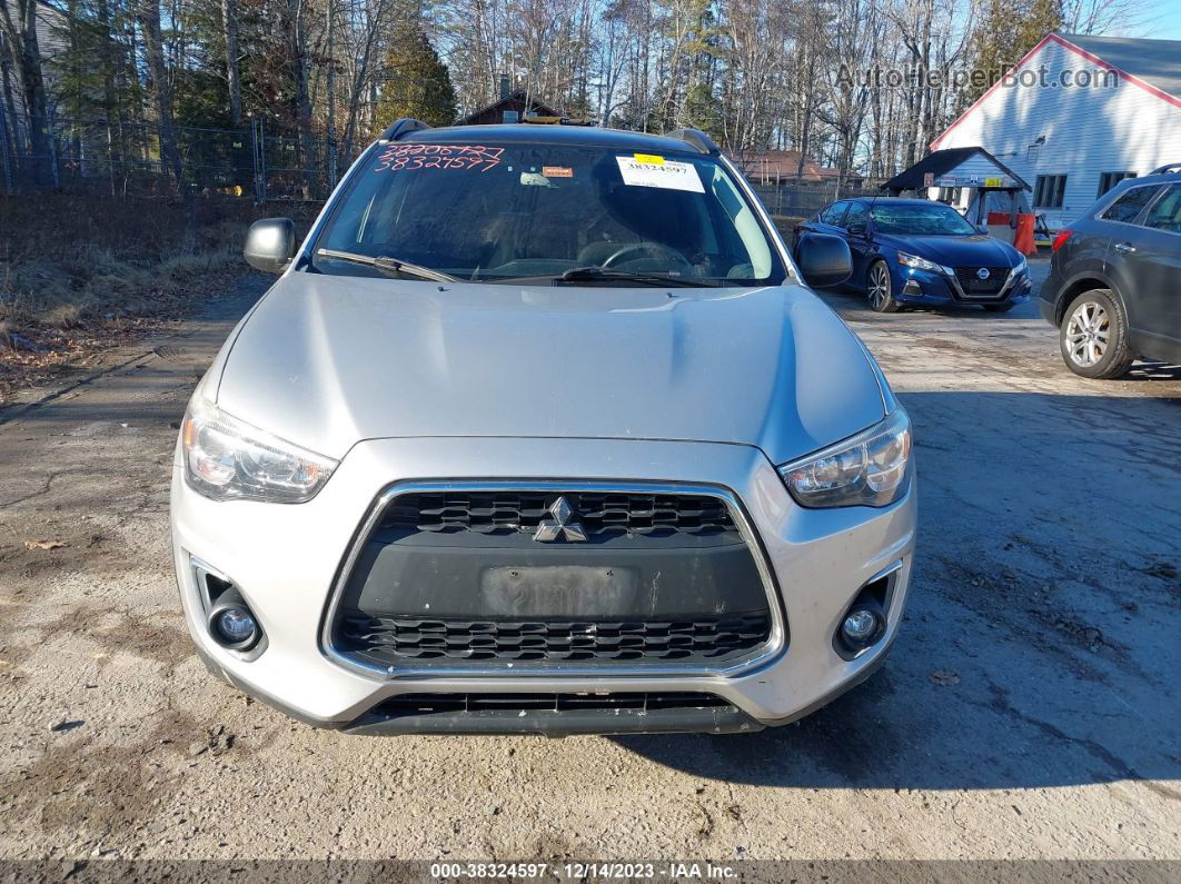 2013 Mitsubishi Outlander Sport Le Серебряный vin: 4A4AR5AU5DE016463