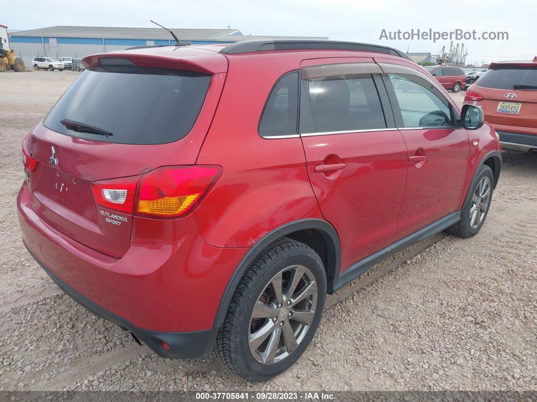 2013 Mitsubishi Outlander Sport Le Red vin: 4A4AR5AU5DE018374