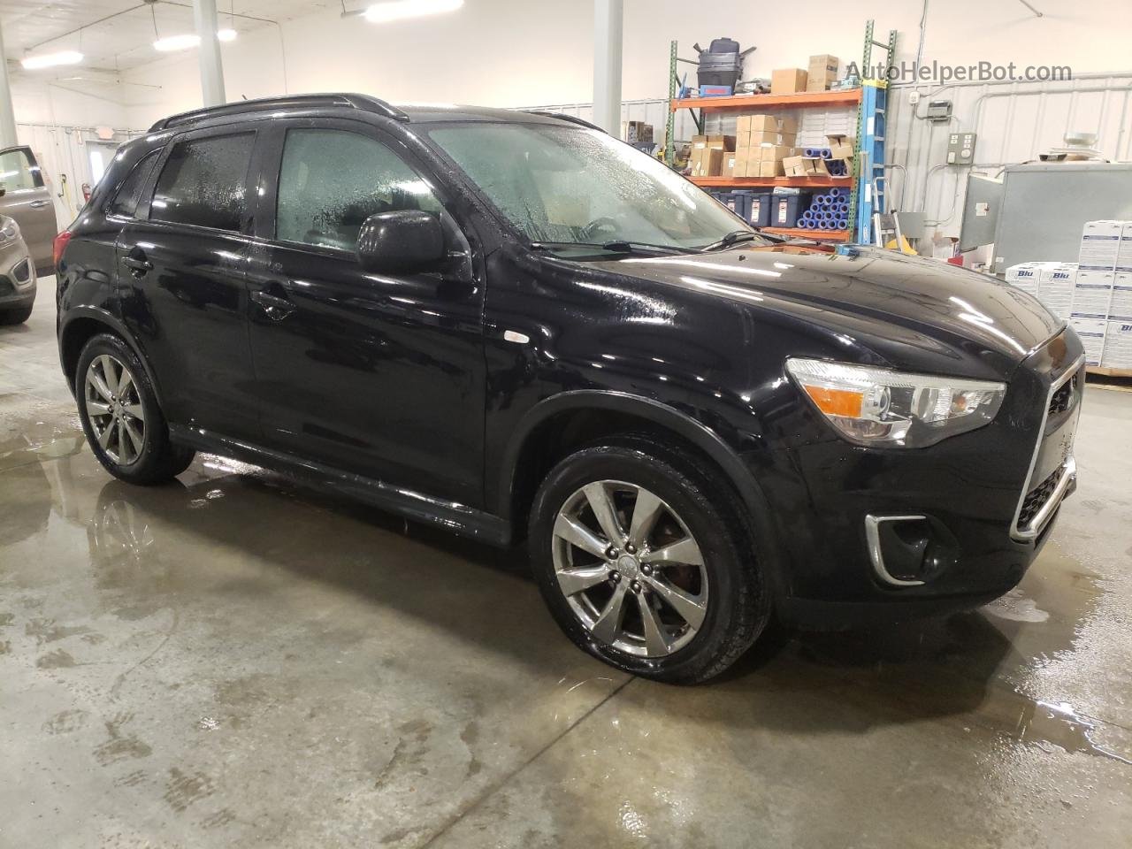 2013 Mitsubishi Outlander Sport Le Черный vin: 4A4AR5AU6DE016911