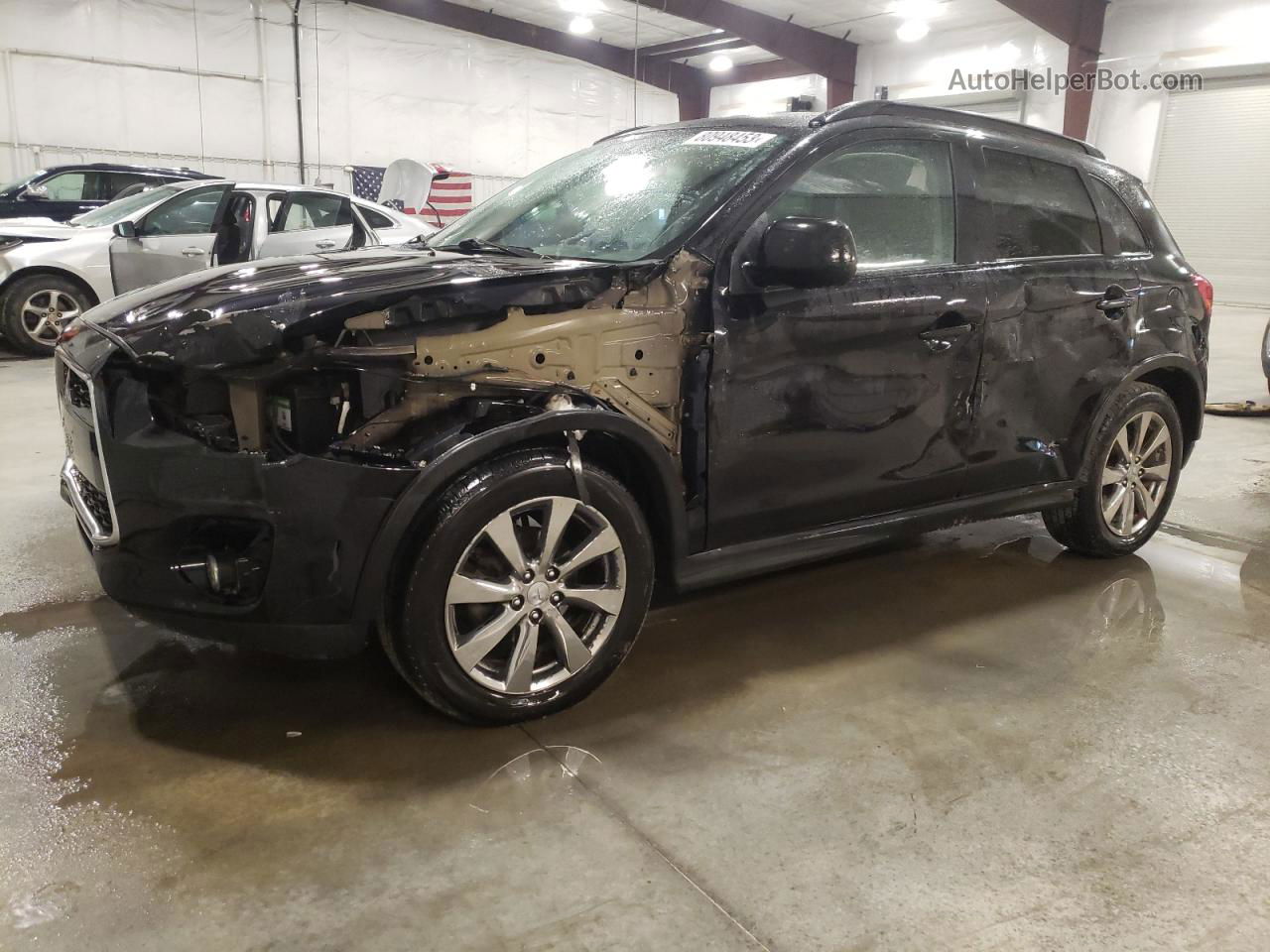 2013 Mitsubishi Outlander Sport Le Black vin: 4A4AR5AU6DE016911