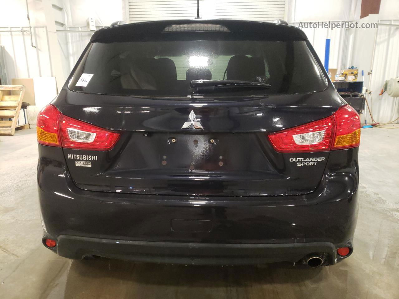 2013 Mitsubishi Outlander Sport Le Черный vin: 4A4AR5AU6DE016911