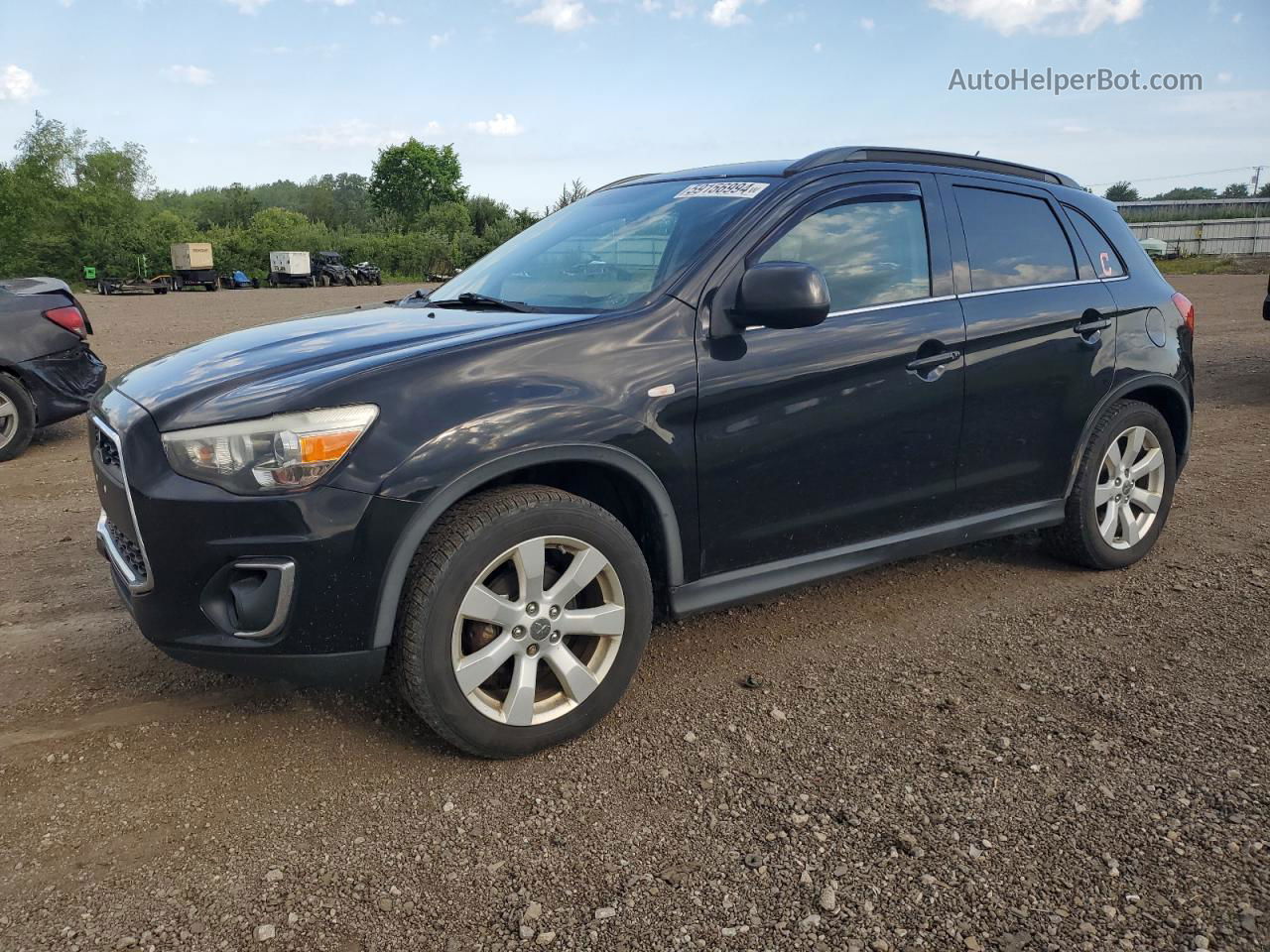 2013 Mitsubishi Outlander Sport Le Black vin: 4A4AR5AU6DE018092