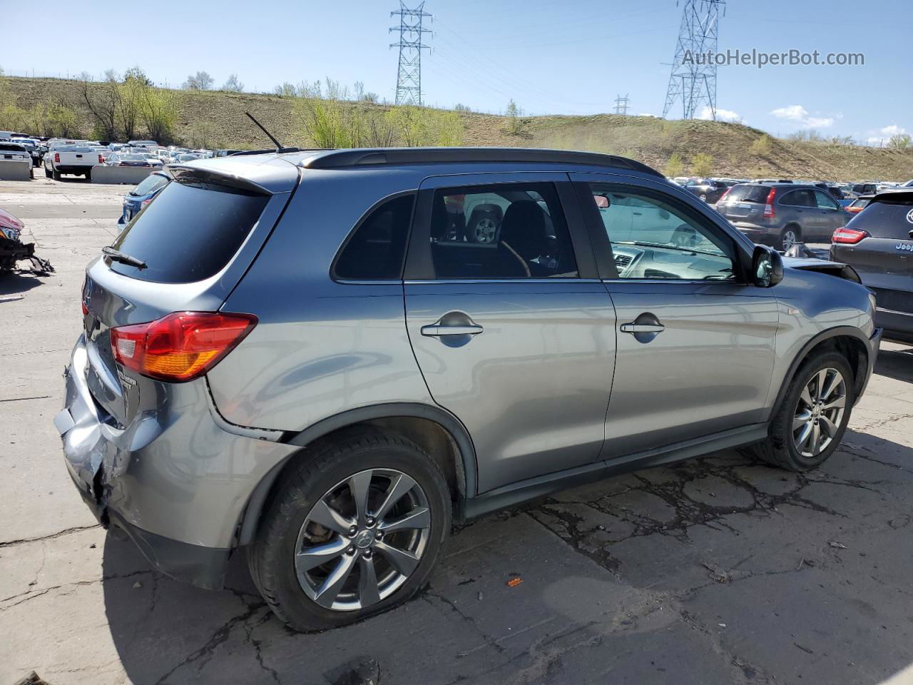 2013 Mitsubishi Outlander Sport Le Gray vin: 4A4AR5AU7DE023799