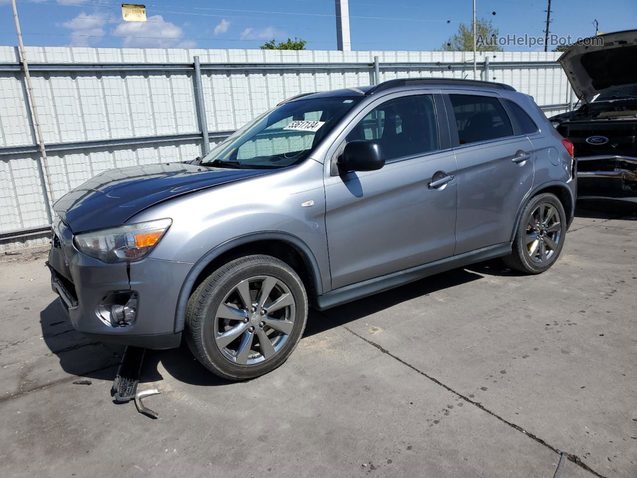 2013 Mitsubishi Outlander Sport Le Gray vin: 4A4AR5AU7DE023799