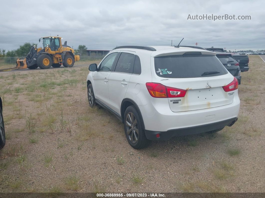 2013 Mitsubishi Outlander Sport Le White vin: 4A4AR5AU8DE025559