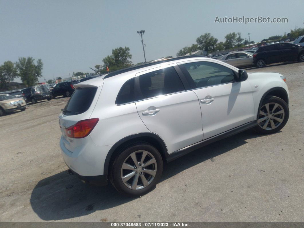 2013 Mitsubishi Outlander Sport Le White vin: 4A4AR5AUXDE020394