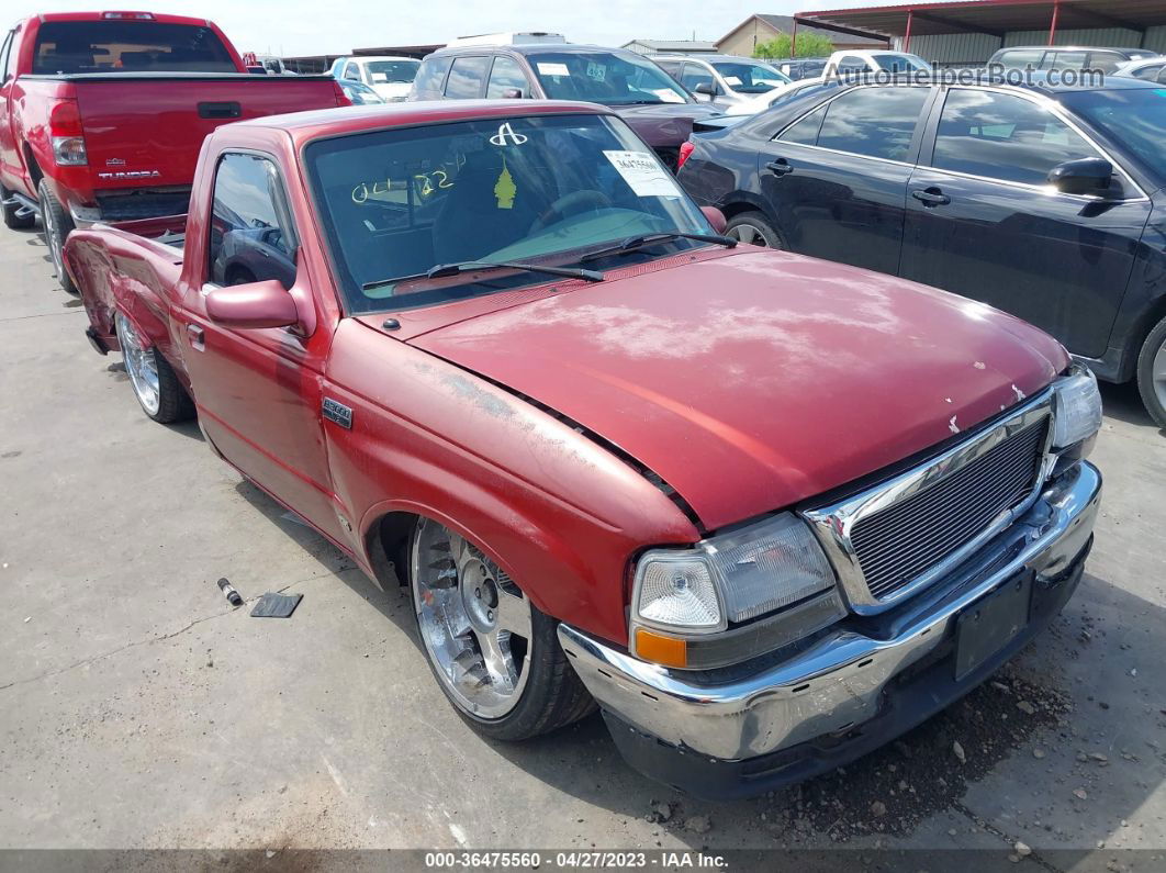 2000 Mazda B-series 2wd Truck Sx/se Red vin: 4F4YR12V1YTM01307