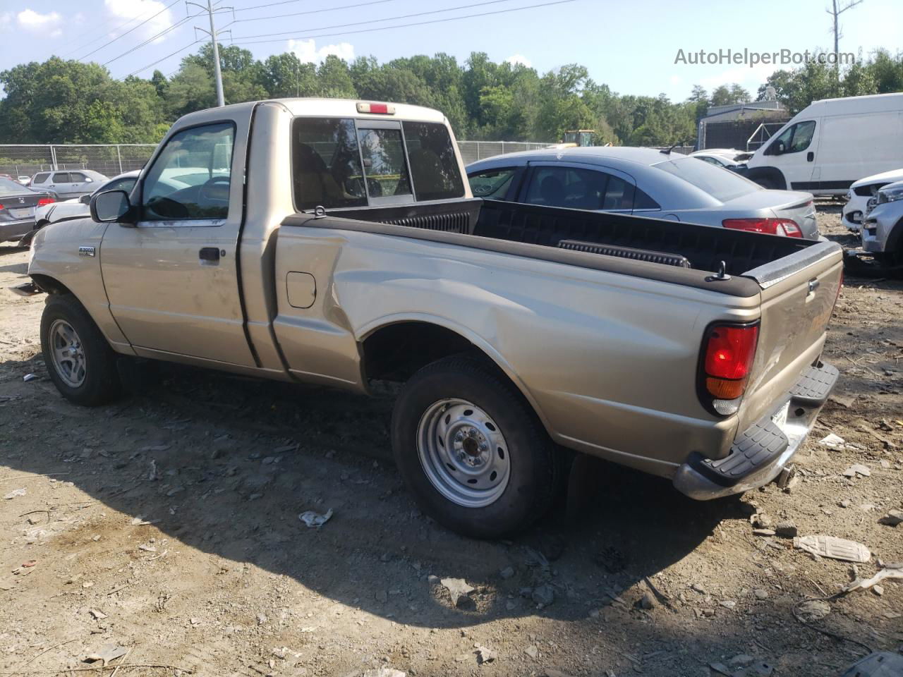 2000 Mazda B3000  Золотой vin: 4F4YR12V6YTM26963