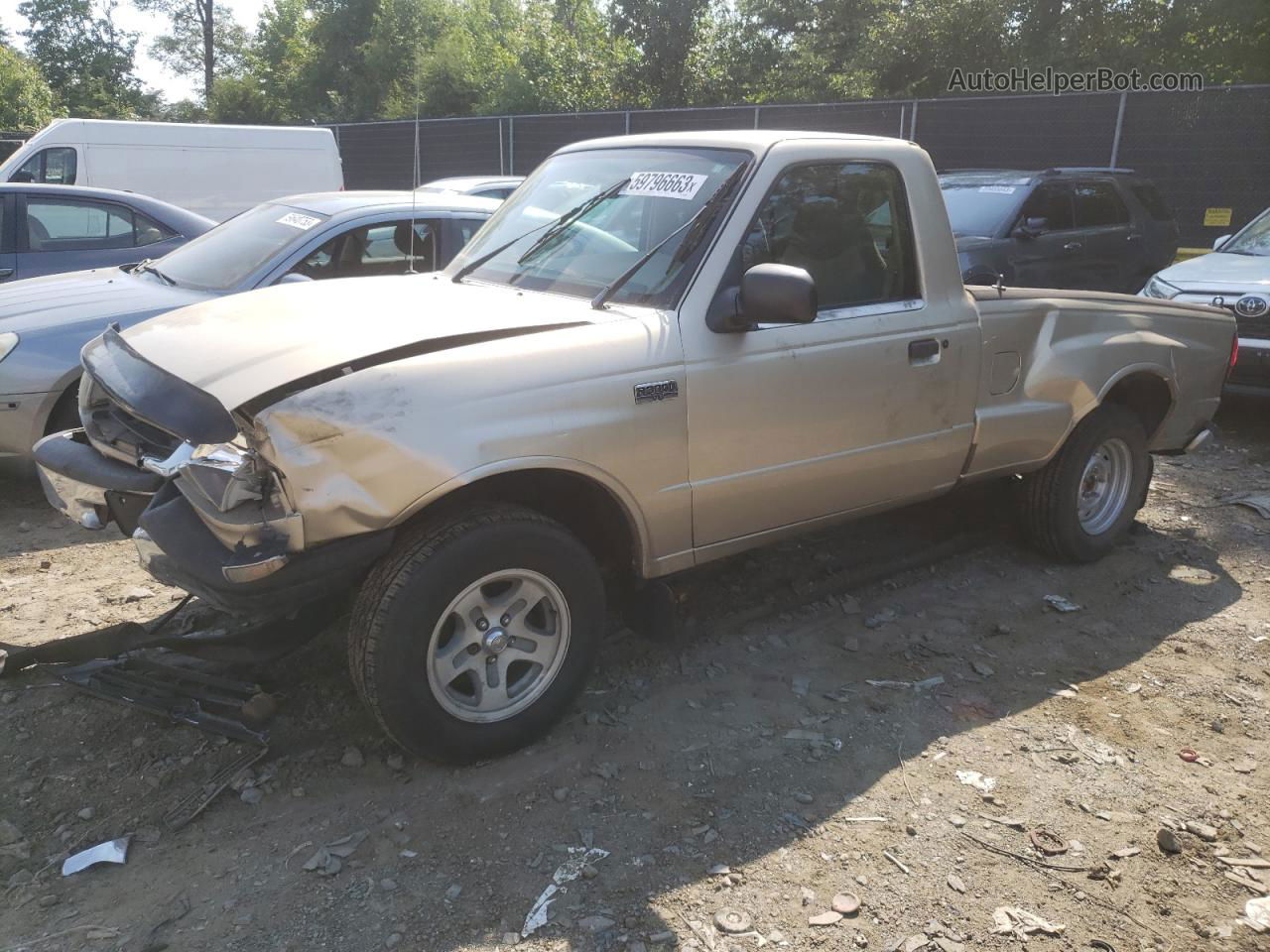 2000 Mazda B3000  Gold vin: 4F4YR12V6YTM26963