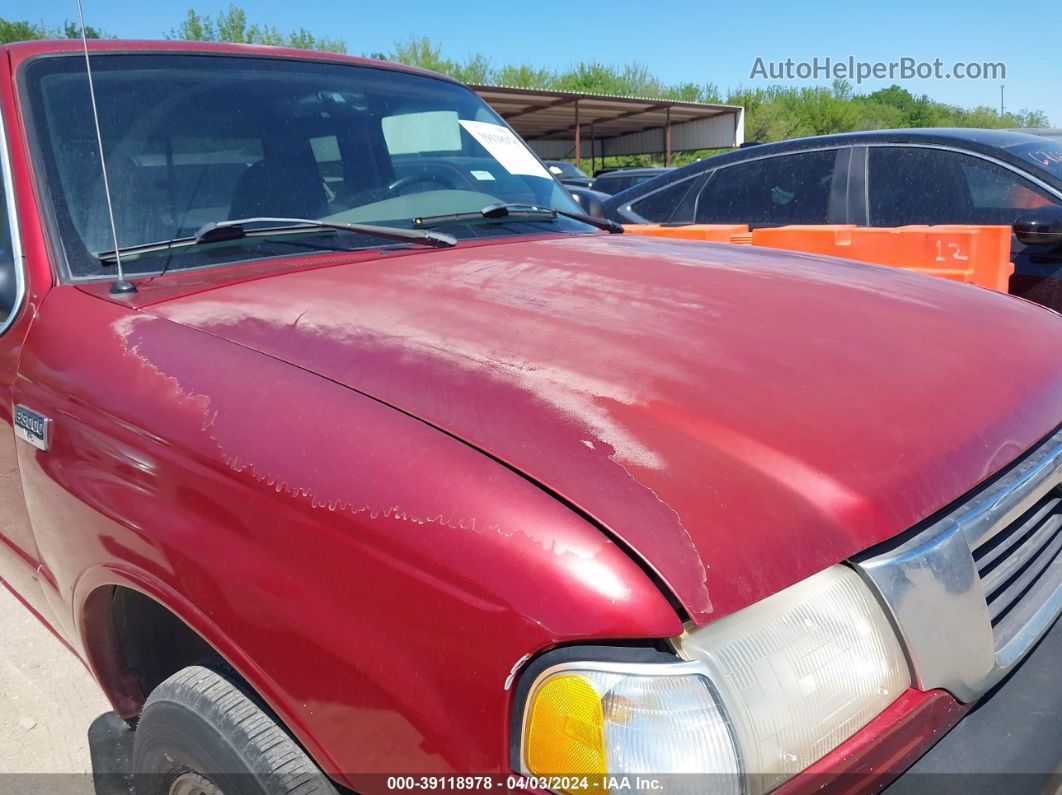 2000 Mazda B3000 Se/tl Red vin: 4F4YR16V2YTM33208