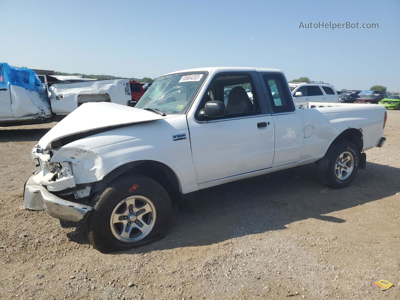 2000 Mazda B3000 Troy Lee Edition White vin: 4F4YR16V3YTM10729