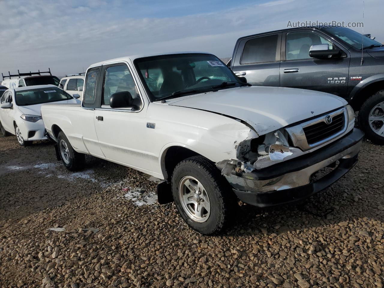 2000 Mazda B3000 Troy Lee Edition White vin: 4F4YR16V9YTM21749