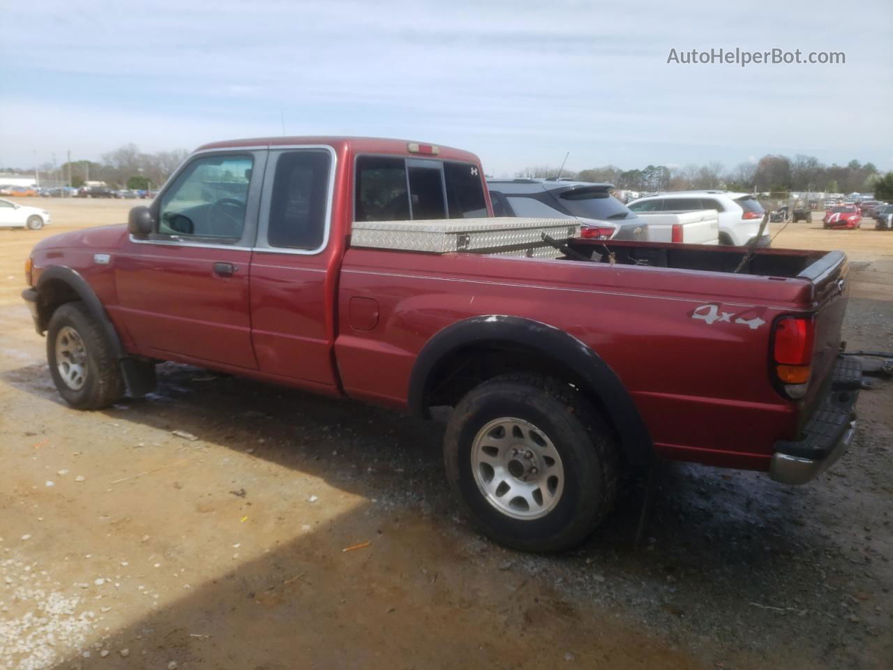 2000 Mazda B3000 Cab Plus Red vin: 4F4ZR17V4YTM08104