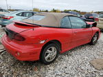 2000 Pontiac Sunfire Gt Red vin: 4G2JB32T0YB202119