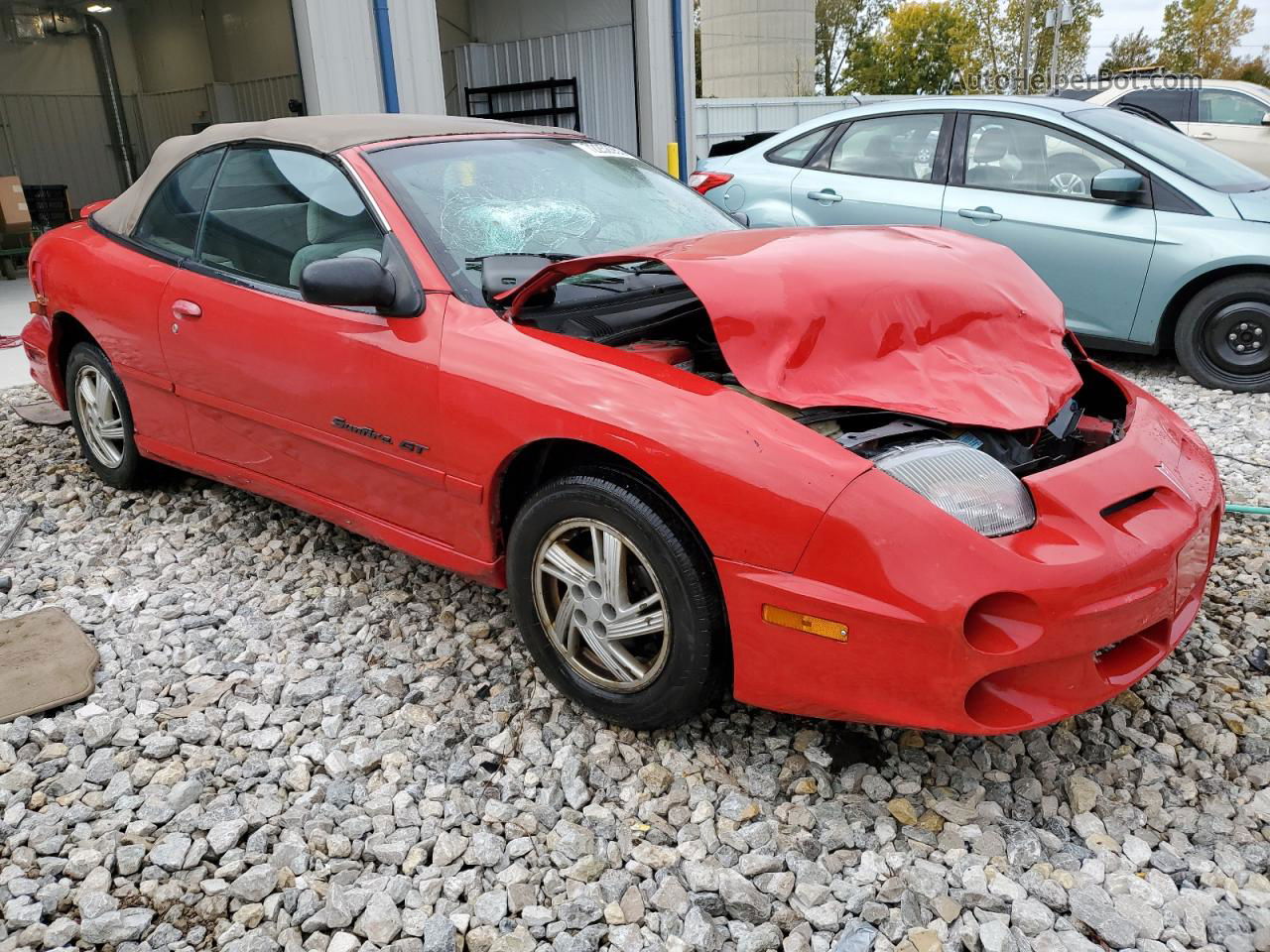 2000 Pontiac Sunfire Gt Red vin: 4G2JB32T0YB202119