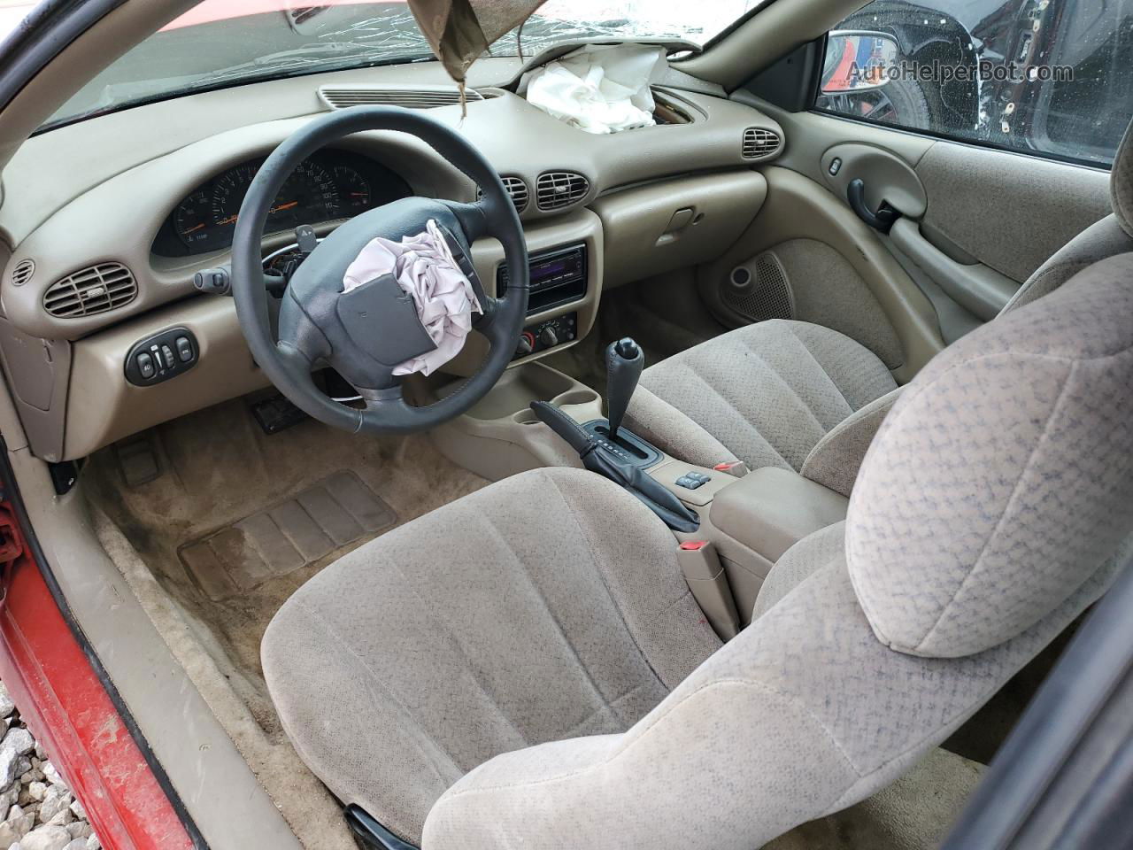 2000 Pontiac Sunfire Gt Red vin: 4G2JB32T0YB202119