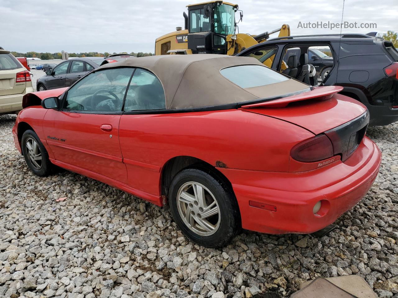 2000 Pontiac Sunfire Gt Red vin: 4G2JB32T0YB202119