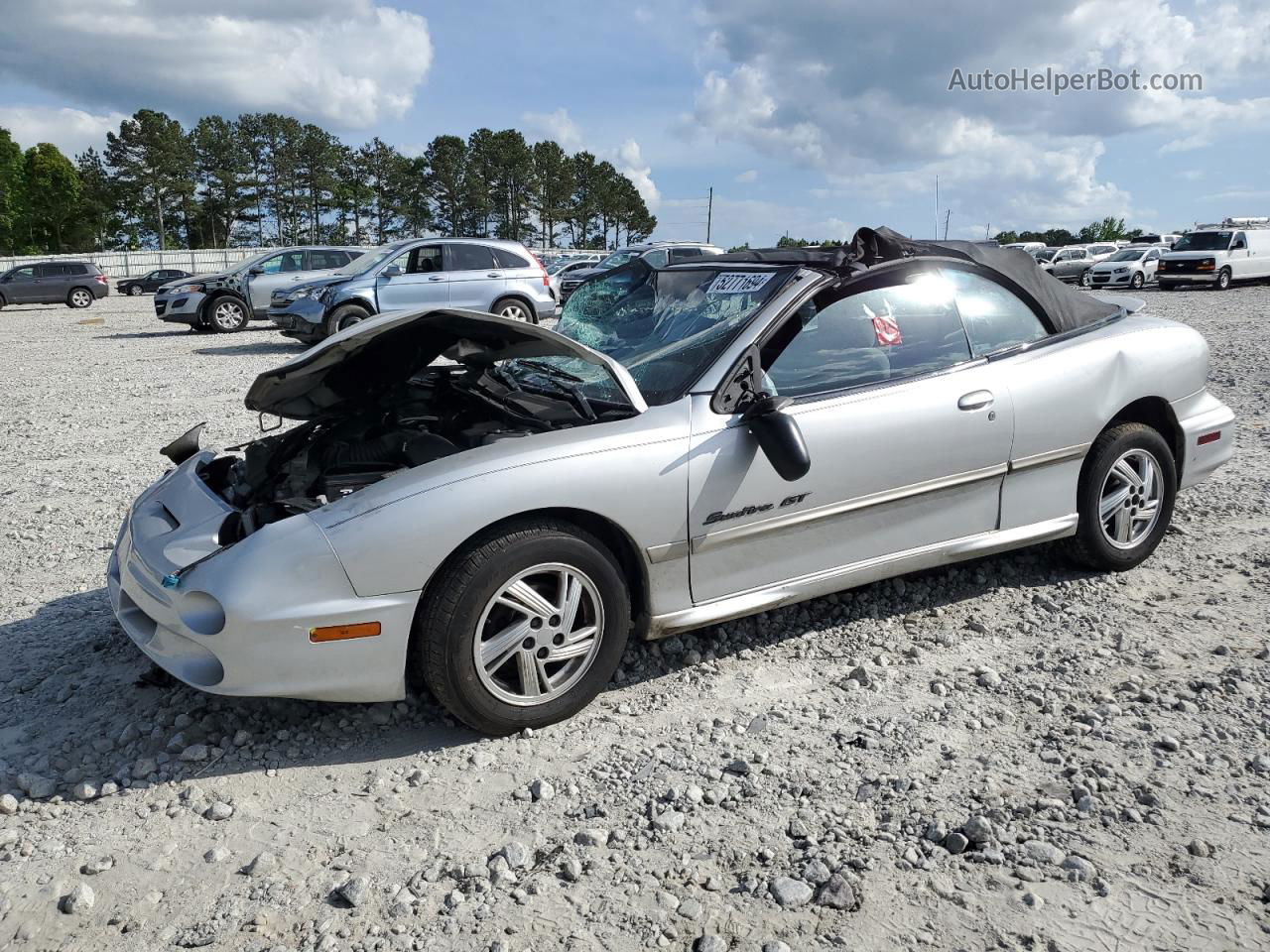 2000 Pontiac Sunfire Gt Silver vin: 4G2JB32T5YB200477