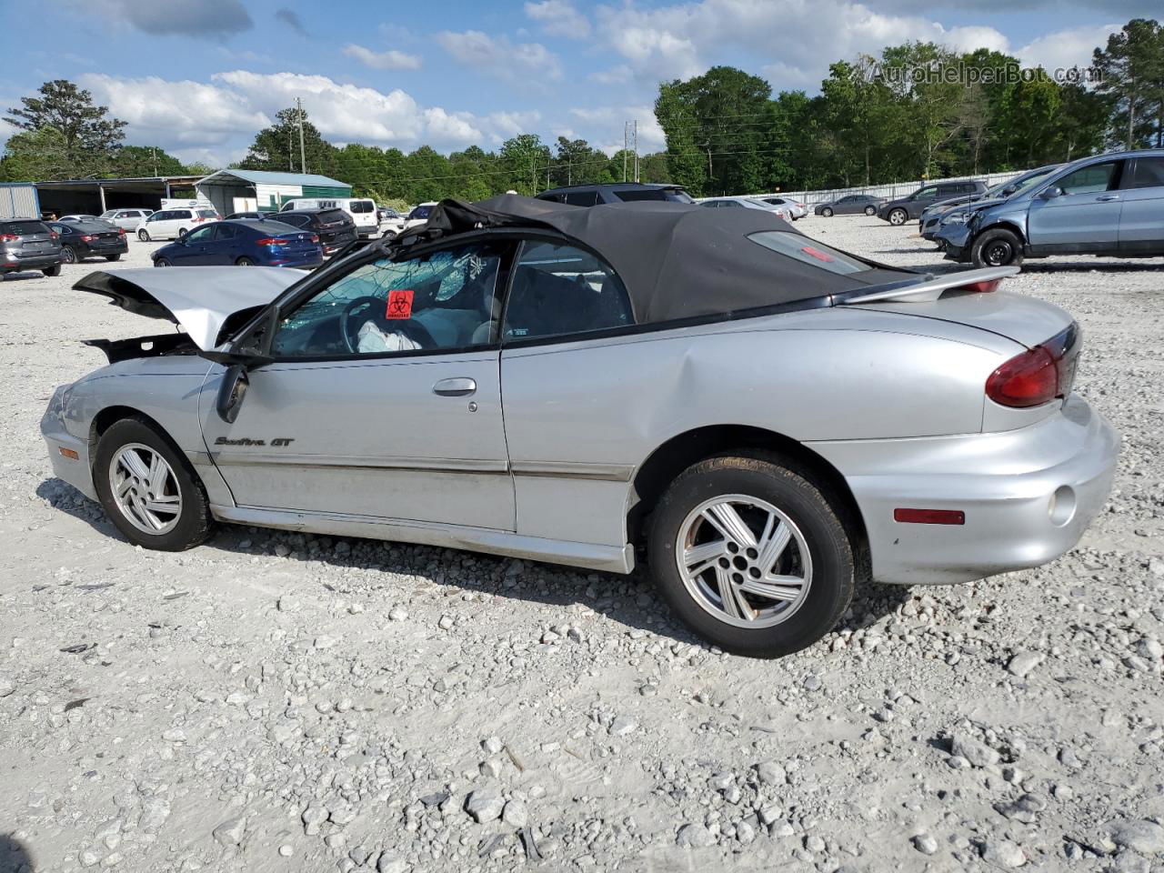 2000 Pontiac Sunfire Gt Silver vin: 4G2JB32T5YB200477