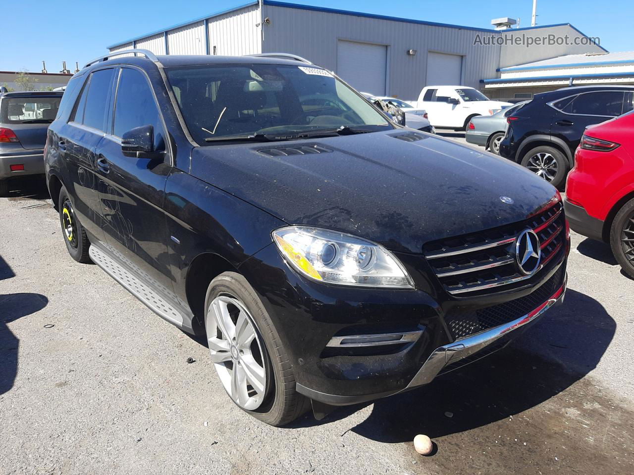 2012 Mercedes-benz Ml 350 Bluetec Black vin: 4JGDA2EB5CA083116