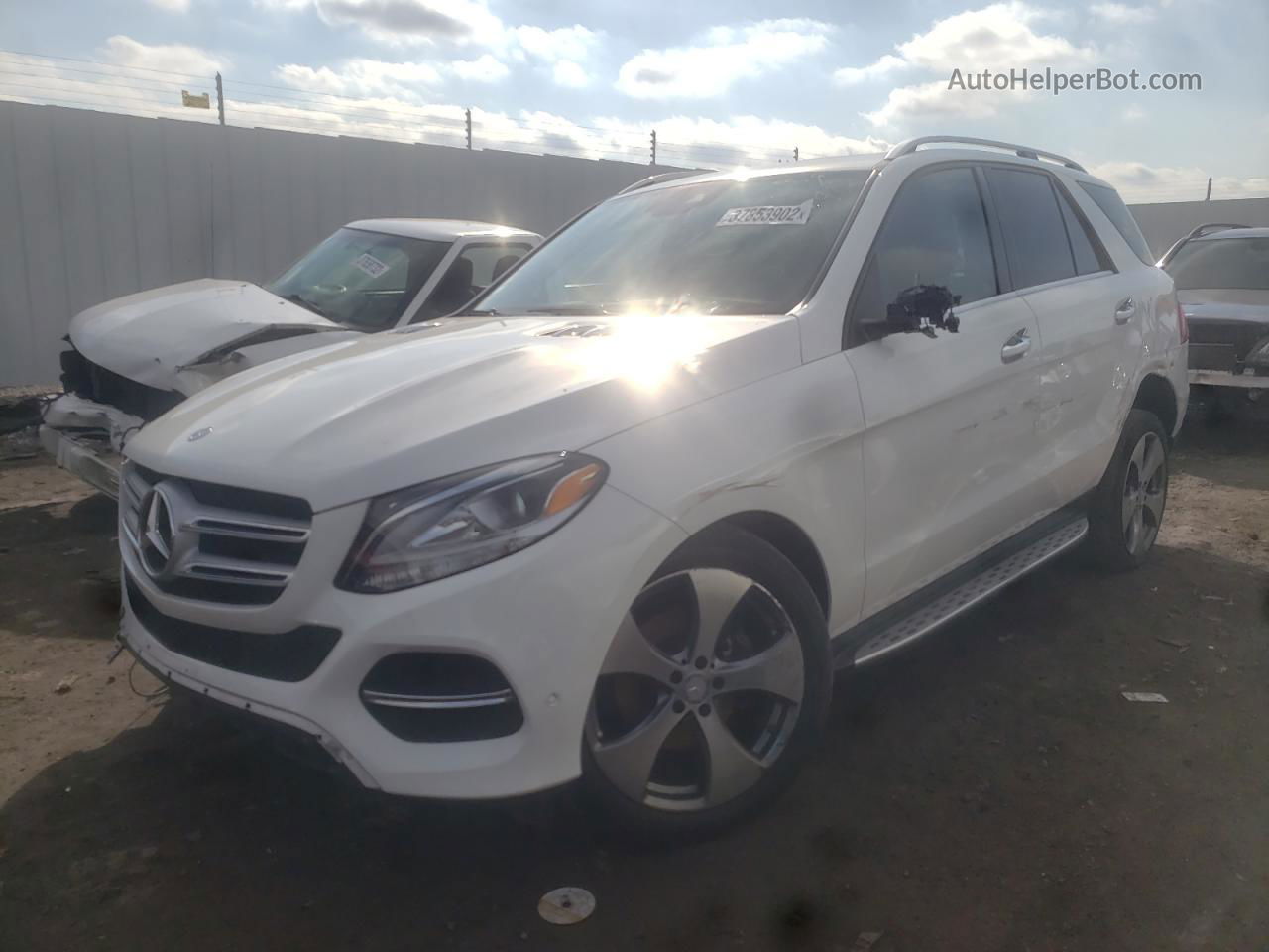 2017 Mercedes-benz Gle 350 4matic White vin: 4JGDA5HB0HA873153