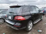 2012 Mercedes-benz Ml 350 4matic Black vin: 4JGDA5HB5CA046242