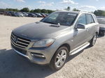 2012 Mercedes-benz Ml 350 4matic Silver vin: 4JGDA5HB7CA023688