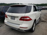 2012 Mercedes-benz Ml 350 4matic White vin: 4JGDA5HBXCA074473