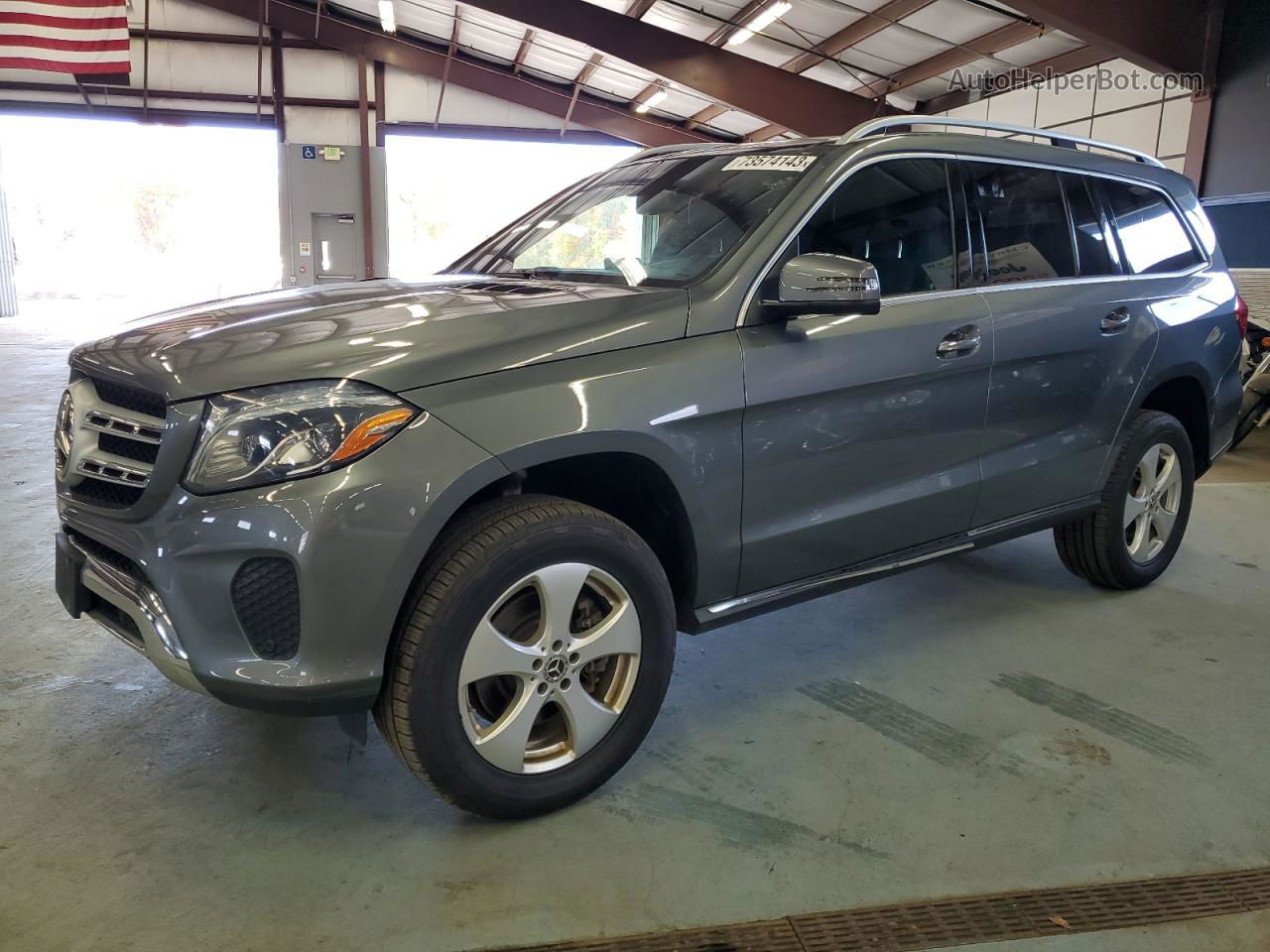 2019 Mercedes-benz Gls 450 4matic Gray vin: 4JGDF6EE0KB226663