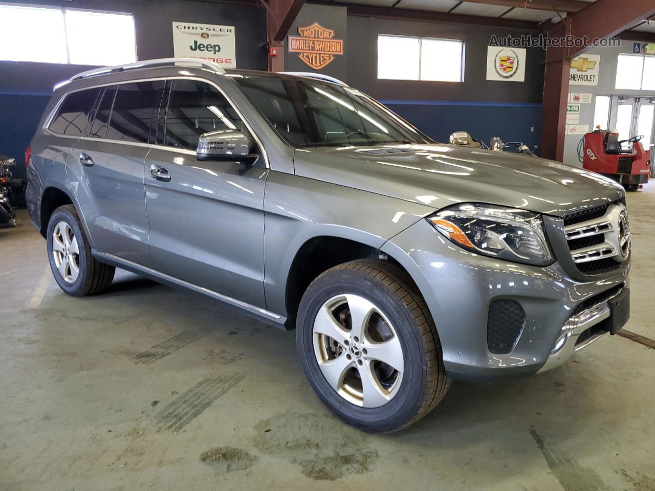 2019 Mercedes-benz Gls 450 4matic Gray vin: 4JGDF6EE0KB226663