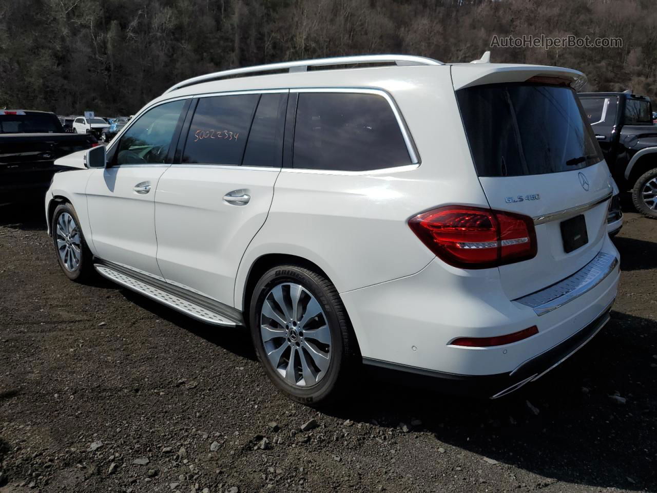 2019 Mercedes-benz Gls 450 4matic Белый vin: 4JGDF6EE0KB236688