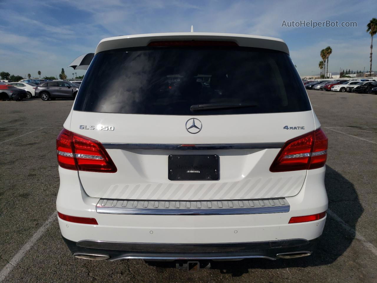 2019 Mercedes-benz Gls 450 4matic White vin: 4JGDF6EE1KB208771