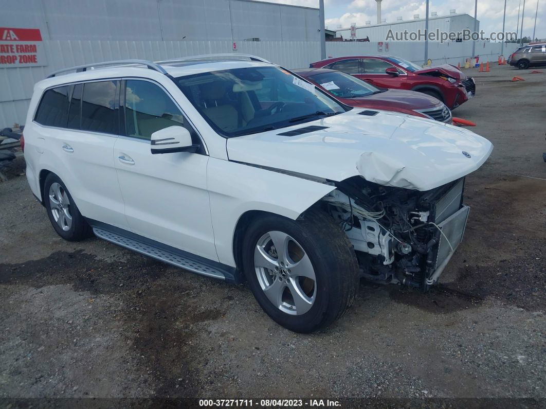 2019 Mercedes-benz Gls Gls 450 White vin: 4JGDF6EE1KB212349