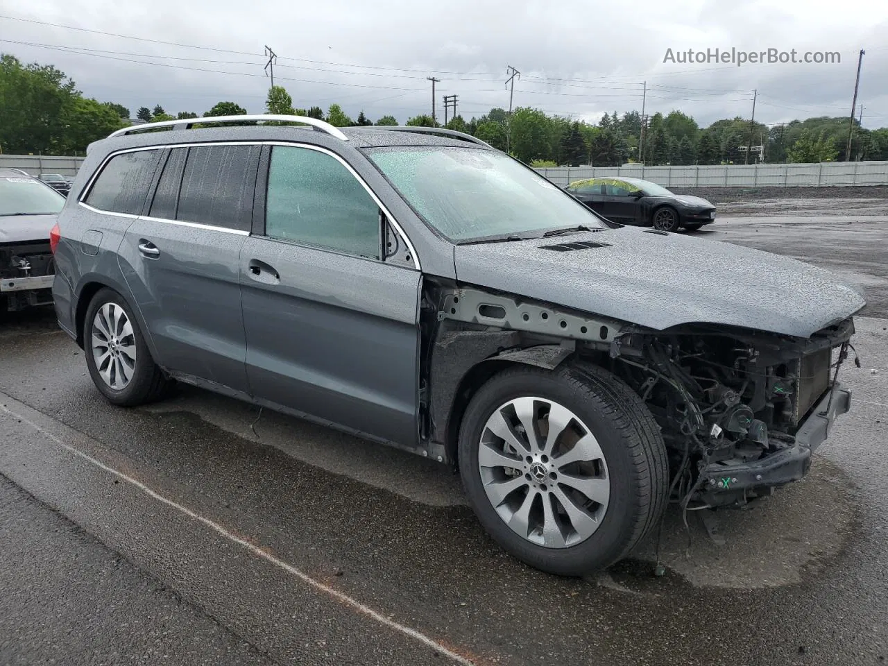 2019 Mercedes-benz Gls 450 4matic Gray vin: 4JGDF6EE1KB229765