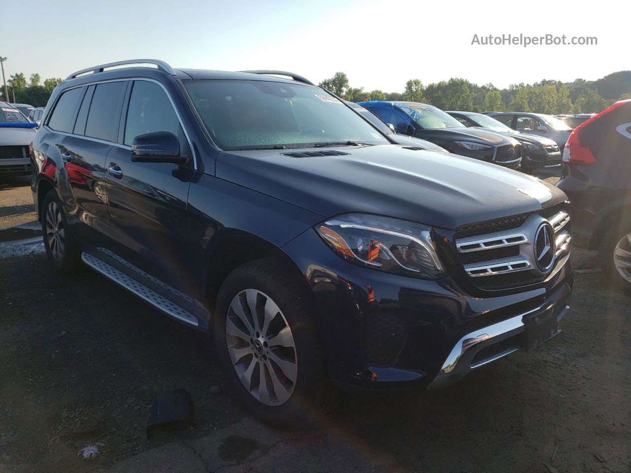 2019 Mercedes-benz Gls 450 4matic Blue vin: 4JGDF6EE2KB189342