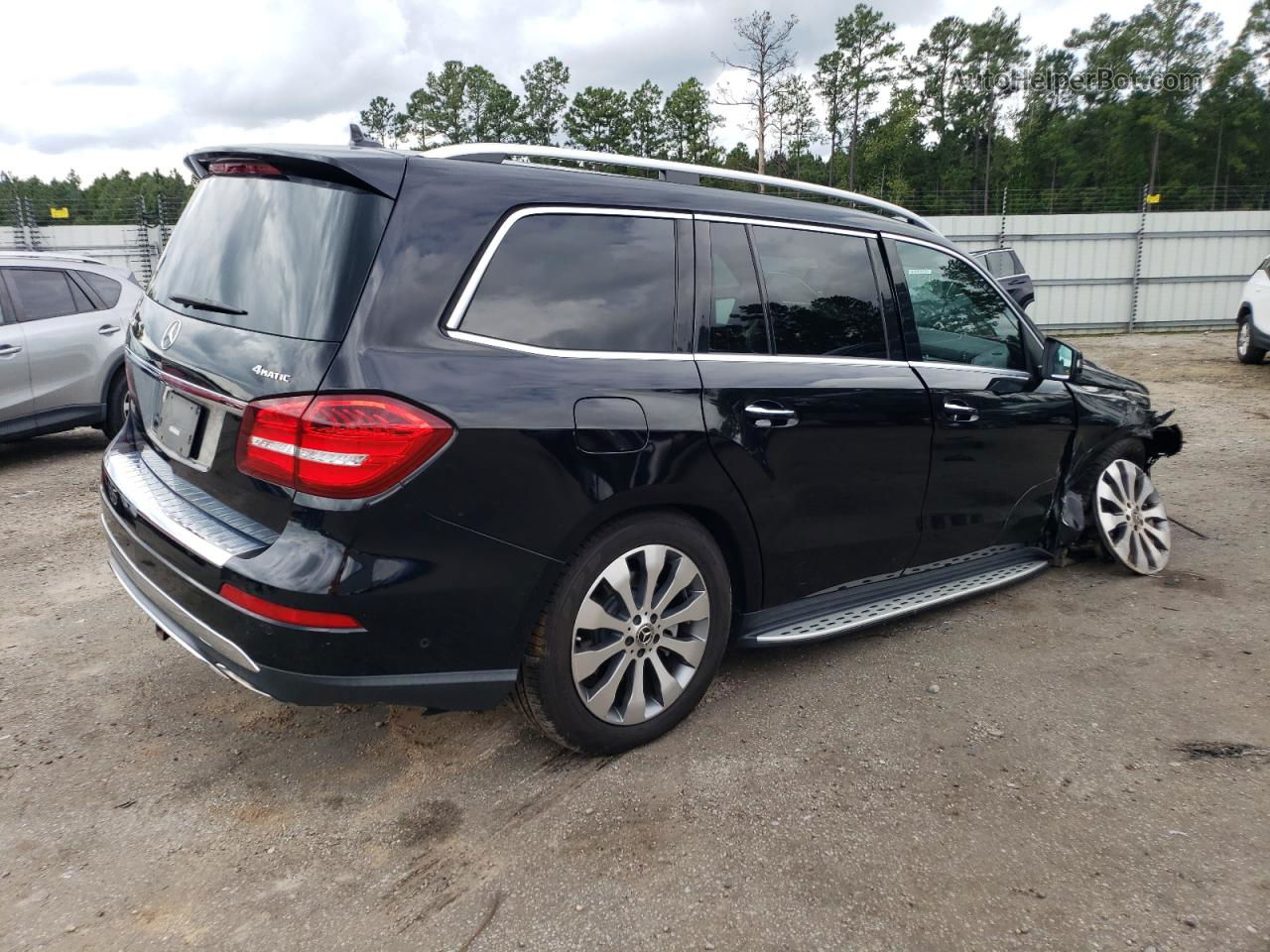 2019 Mercedes-benz Gls 450 4matic Черный vin: 4JGDF6EE2KB226857