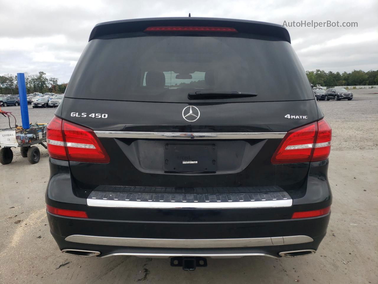 2019 Mercedes-benz Gls 450 4matic Черный vin: 4JGDF6EE2KB229869