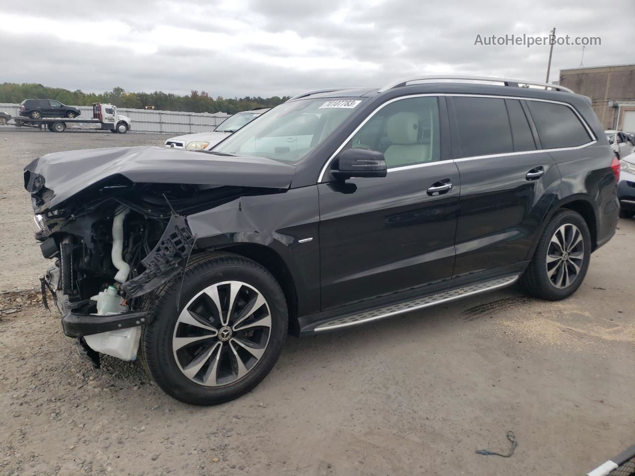 2019 Mercedes-benz Gls 450 4matic Черный vin: 4JGDF6EE2KB229869