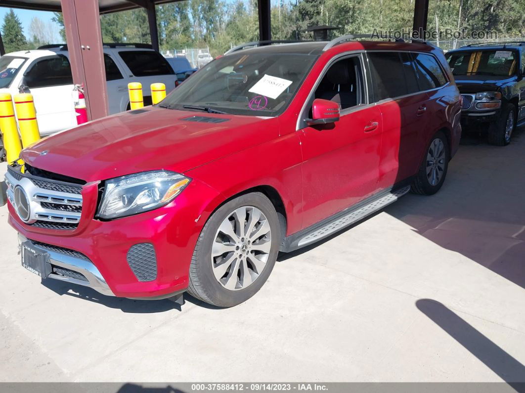 2019 Mercedes-benz Gls Gls 450 Red vin: 4JGDF6EE2KB231282