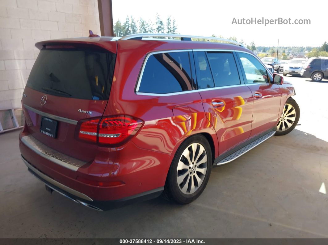 2019 Mercedes-benz Gls Gls 450 Red vin: 4JGDF6EE2KB231282