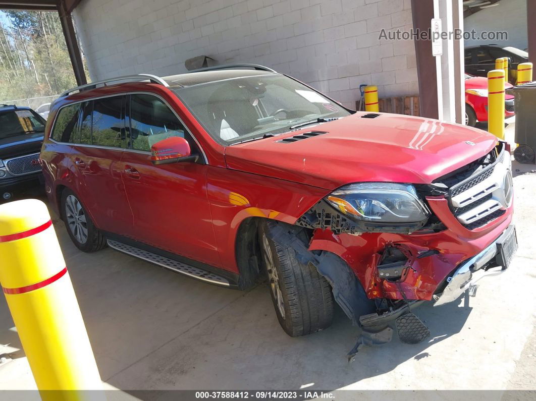 2019 Mercedes-benz Gls Gls 450 Red vin: 4JGDF6EE2KB231282