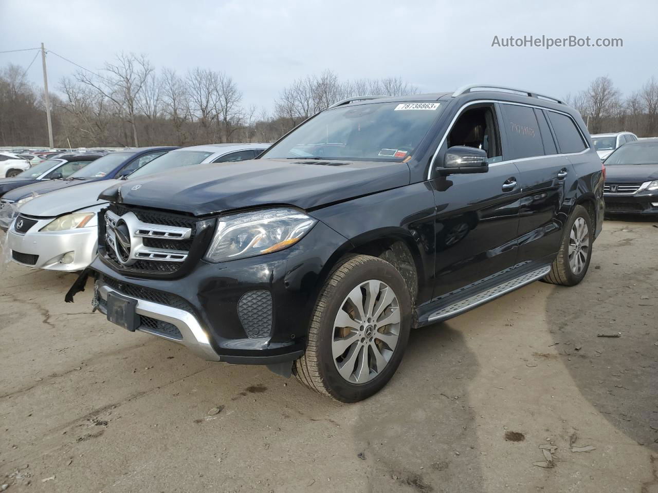 2019 Mercedes-benz Gls 450 4matic Black vin: 4JGDF6EE2KB235526