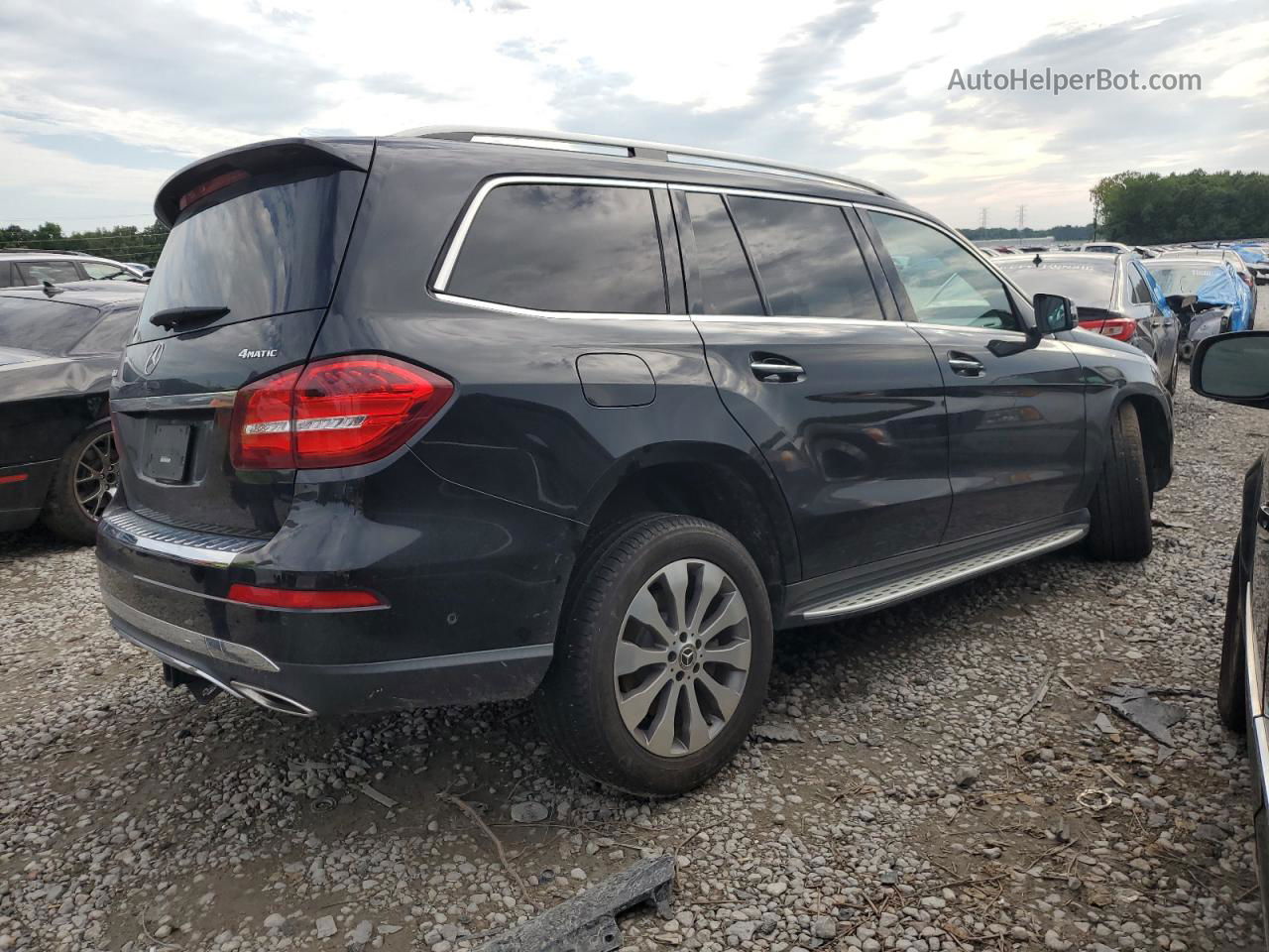 2019 Mercedes-benz Gls 450 4matic Черный vin: 4JGDF6EE2KB239740