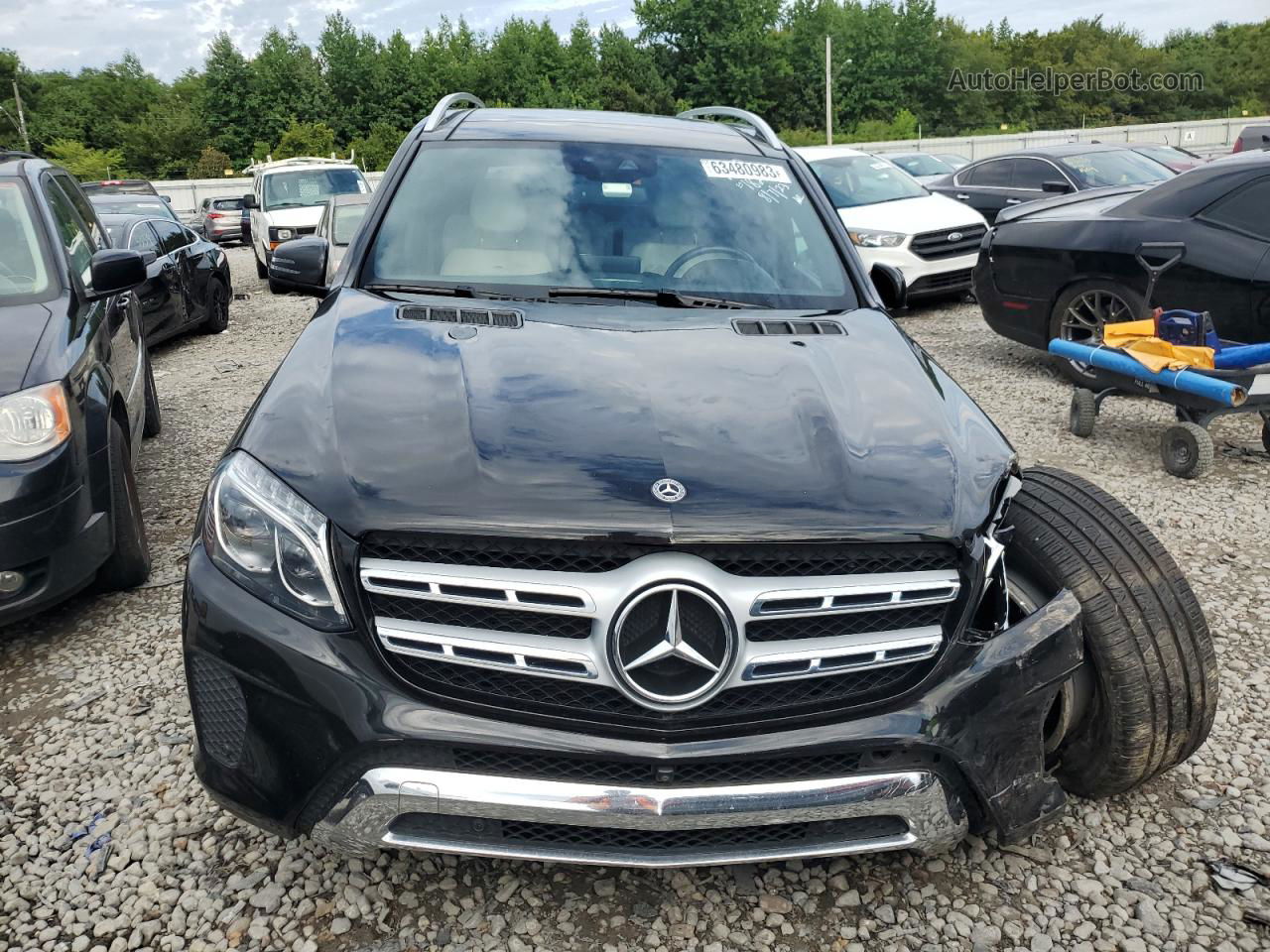 2019 Mercedes-benz Gls 450 4matic Black vin: 4JGDF6EE2KB239740