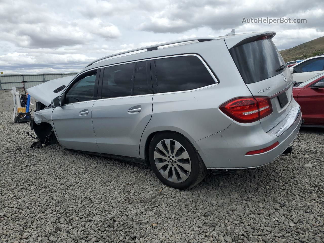 2019 Mercedes-benz Gls 450 4matic Silver vin: 4JGDF6EE3KB184599