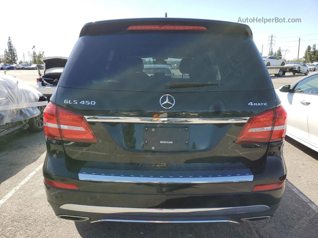 2019 Mercedes-benz Gls 450 4matic Черный vin: 4JGDF6EE3KB197627