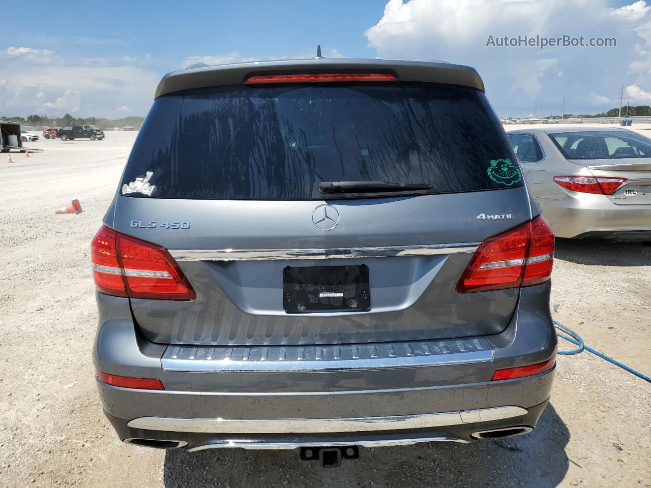 2019 Mercedes-benz Gls 450 4matic Gray vin: 4JGDF6EE3KB219478